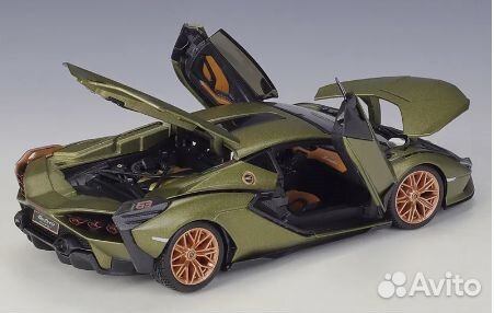 Модель авто Lamborghini Sian FKP 37 масштаб 1:24