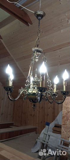 Светильник потолочный подвесной бу