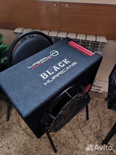 Активный сабвуфер Ural Hurricane Black