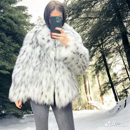 Рысь шуба натуральная