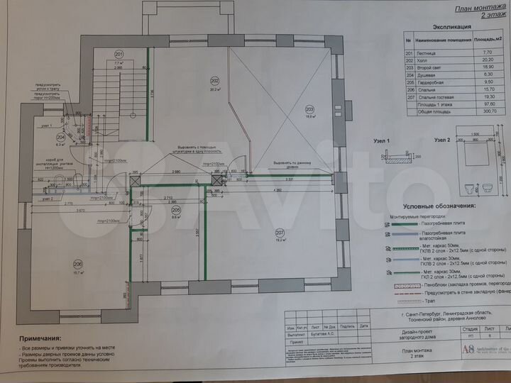 Коттедж 270 м² на участке 18 сот.