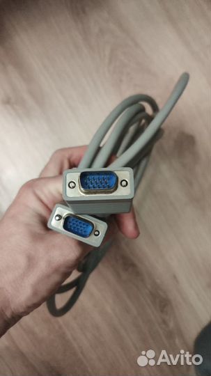 Кабель VGA-VGA 5 метров, для подключения монитора