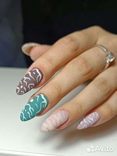 Гель-лак, наращивание, педикюр,брови