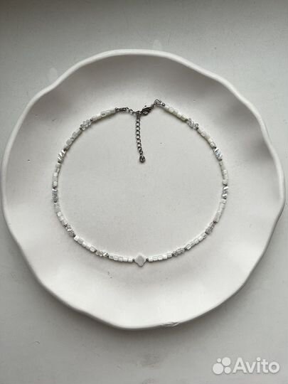 Колье чокер из натуральных камней