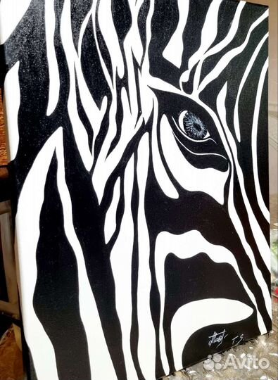 Картина акрилом на холсте