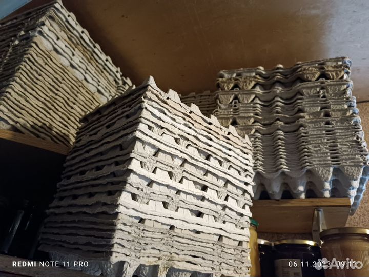 Картонные ячейки для яиц