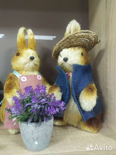 Игрушки сувениры из натуральной соломы