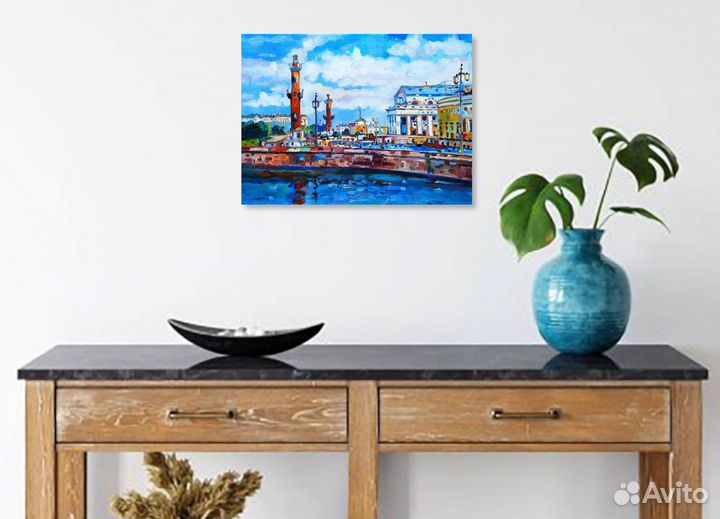 Картина маслом Санкт-Петербург холст 30*40см