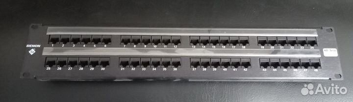 Патч панель siemon, 2U, на 48 портов