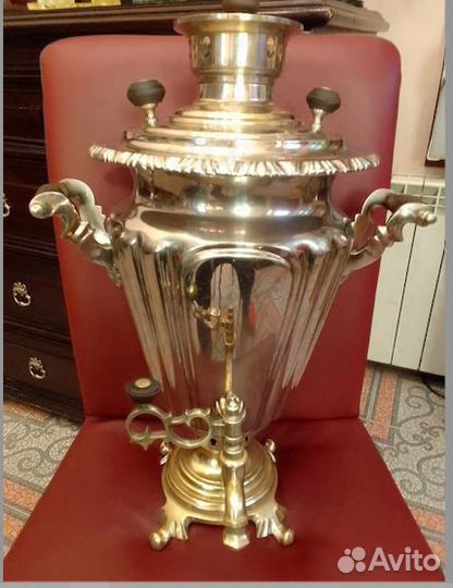 Антикварный самовар на дровах 20 -е годы