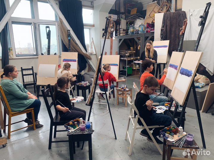 Художественная студия,рисов-е для детей и взрослых