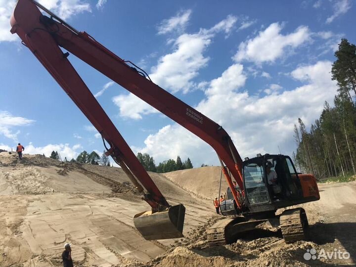 Аренда длиннорукого экскаватора