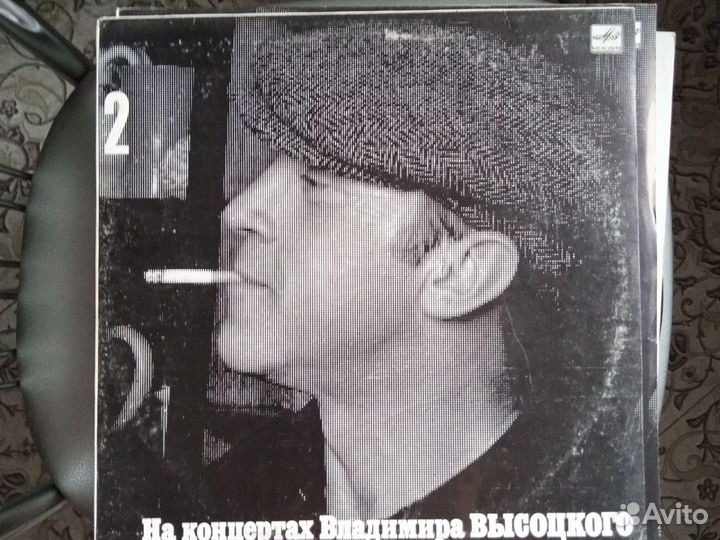 Виниловые пластинки СССР На концертах Высоцкого