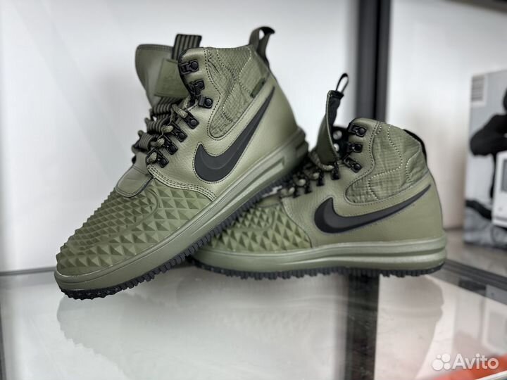 Nike Lunar Force 1 Duckboot 17 зеленые