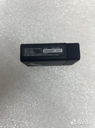 Переходник Lenovo ThinkPad Tablet 2 VGA Adapter