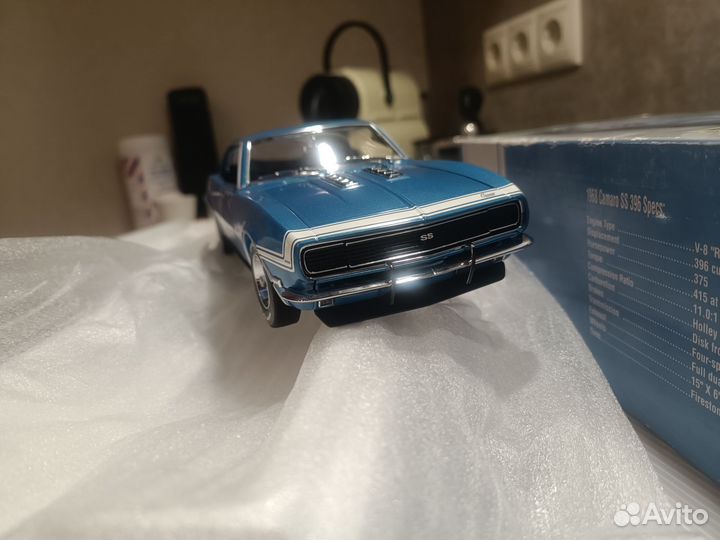 Модель 1:18 Chevrolet 1968 Camaro SS 396 лимитка