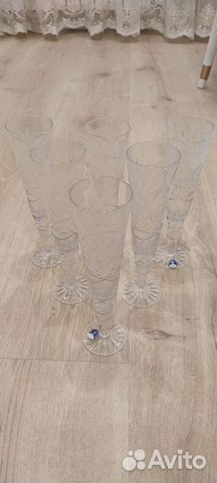 Фужеры хрустальные