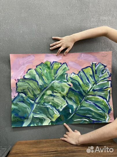 Картины гуашью формат а2