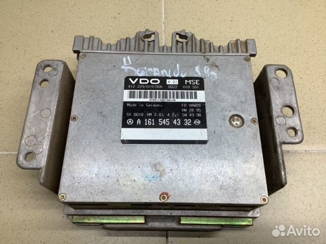 Блок управления двигателем Ssang Yong Korando KJ