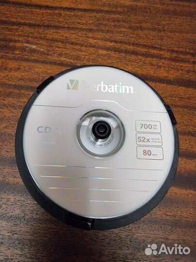 Диски Verbatim CD 700 Mb (за 6 шт)