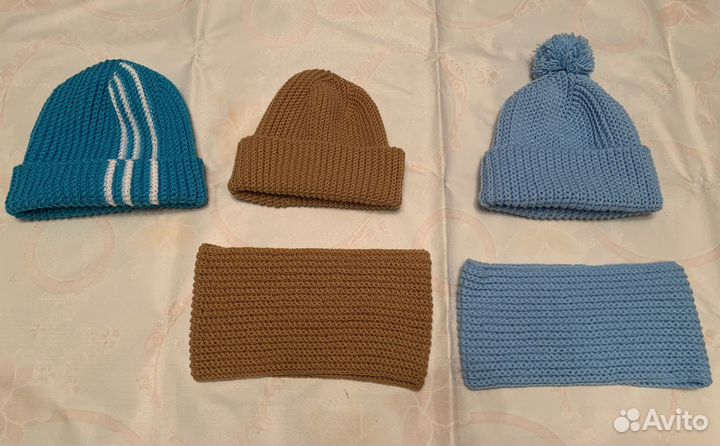 Шапка детская вязаная новая