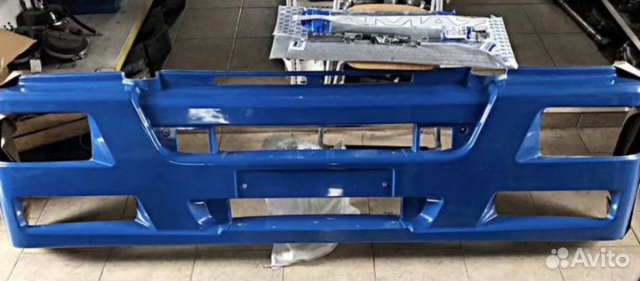 Бампер передний камаз 6520 евро 4 оранжевый