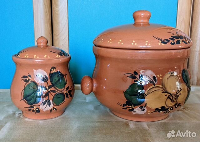 Горшки керамика 2шт комплект