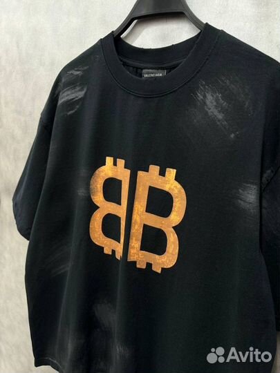 Футболка оверсайз Balenciaga Crypto