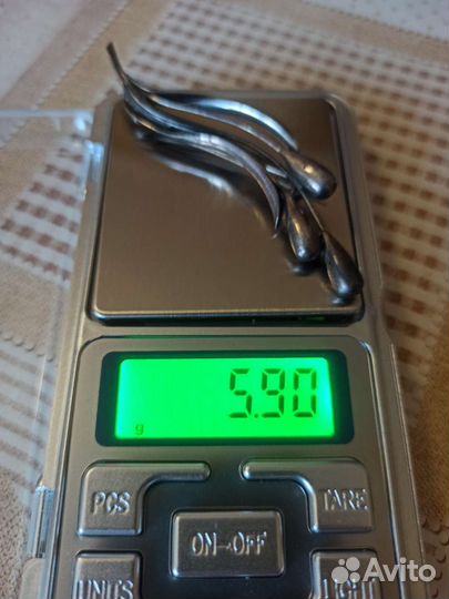 Серебряная брошь СССР