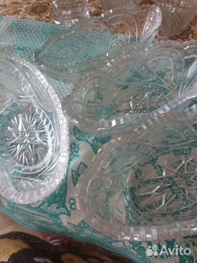 Ваза хрустальная