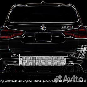 Электронный активный выхлоп для BMW X5 IV (G05) 2018 – present / stage 1+
