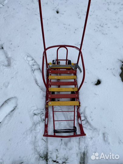 Санки с колесами