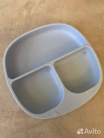 Детские тарелки на присоске (2шт) +ниблер (2шт)