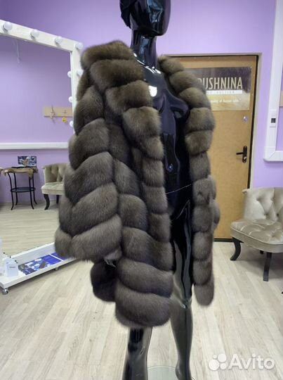 Шуба из баргузинского соболя