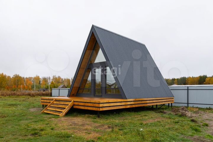 Дом 57 м² на участке 8 сот.