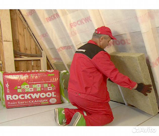 Роквул, Rockwool Роквол Скандик Баттс 600х800х50мм