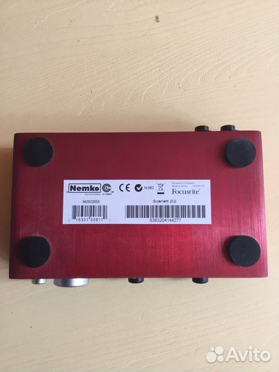Внешняя аудиокарта Focusrite
