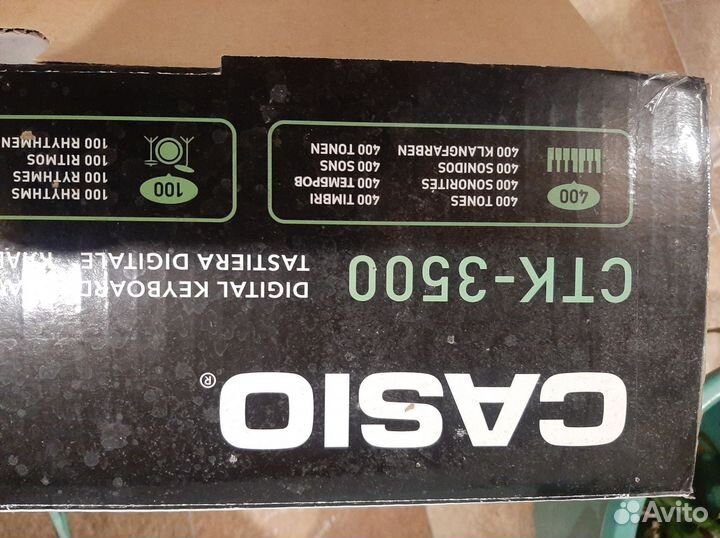 Синтезатор casio ctk 3500