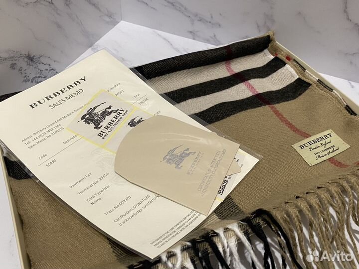 Шарф burberry