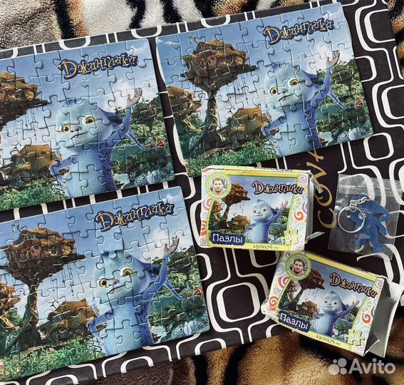 Джинглики. 7 магнитов, брелок, 3 пазла, 12 наклеек