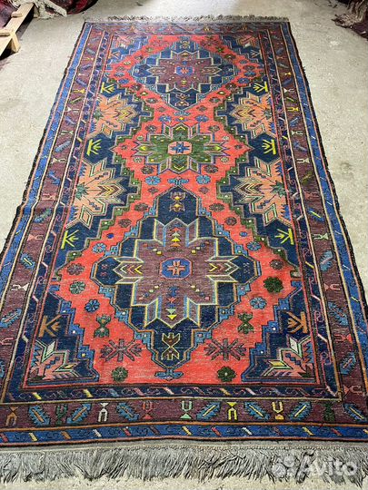 Старинный сумах (ковер) ручной работы 2.90/1.55