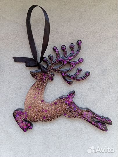 Набор елочных игрушек ручной работы