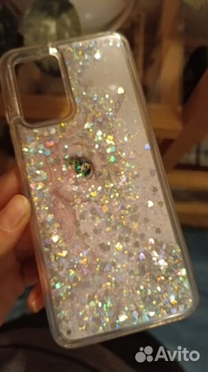 Чехол силиконовый переливашка на Xiaomi Redmi 10