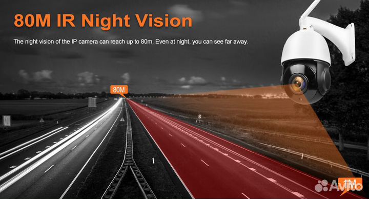 Уличная IP камера Besder Wi-Fi, 5 мп, HD, 30X-zoom