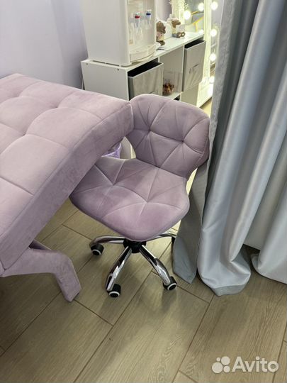 Кушетка для наращивания ресниц и стул
