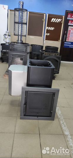 Печь для бани Варвара мини с левым баком