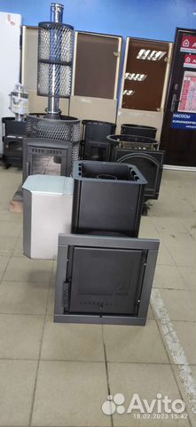 Печь для бани Варвара мини с левым баком