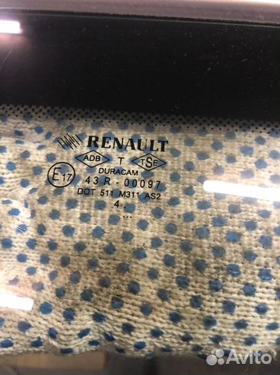 Стекло заднее Renault Symbol