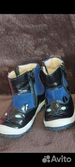 Сапоги демисезонные для девочки 22