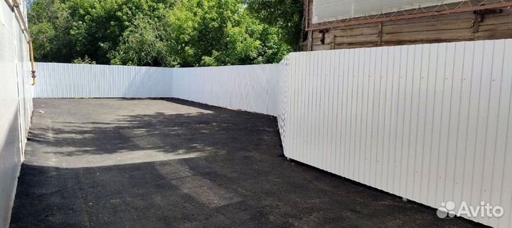 Забор из профнастила под ключ